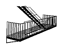 Fire escape add-on floor